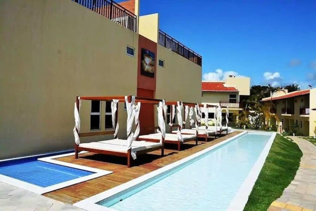 Praia de Pipa Solar Flats - Wood - Pipa Rnアパートホテル エクステリア 写真